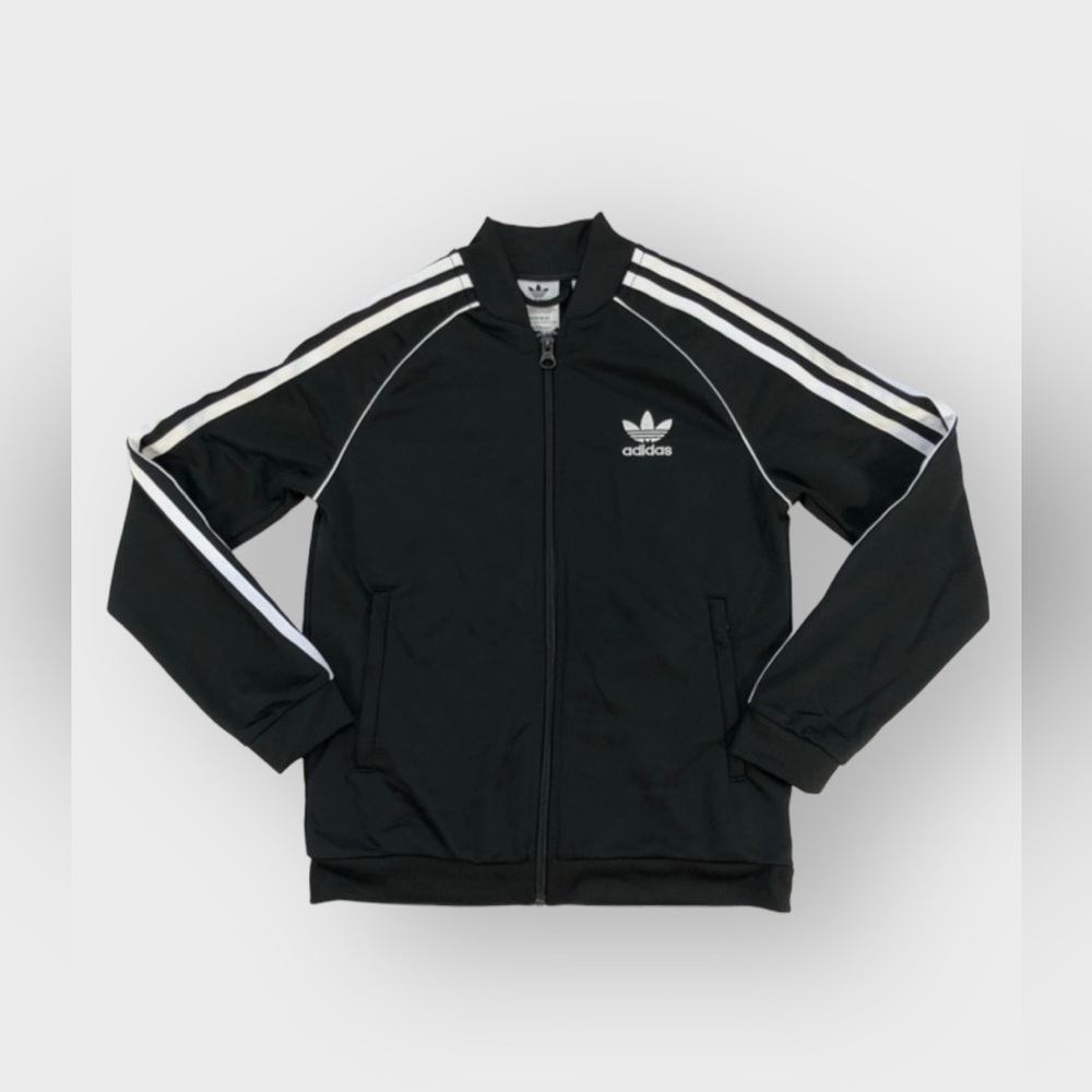 adidas, 3 Stripe Logo Zip Up, Size S (9/10)